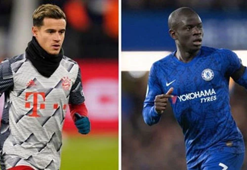 Coutinho và Kante.