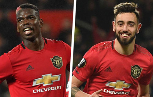 Bruno Fernandes ra mặt bảo vệ Pogba trước chỉ trích của Souness