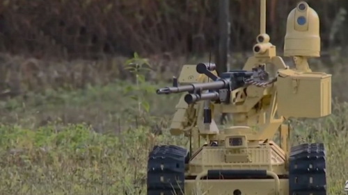 Quân đội Trung Quốc tiếp nhận robot chiến trường Sharp Claw I 