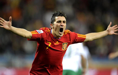 9. David Villa (Tây Ban Nha) - 59 bàn thắng.