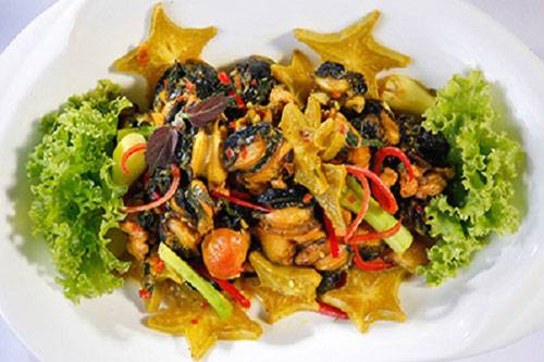 Đổi vị cơm nhà với món ốc xào khế ăn là mê