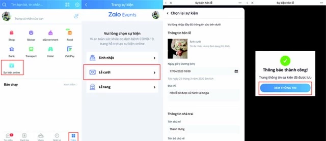 Zalo ra mắt tính năng tổ chức đám cưới trực tuyến trong mùa COVID-19 - Ảnh 1.