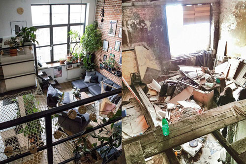 Cải tạo căn hộ cũ thành không gian sống đẹp, yên tĩnh