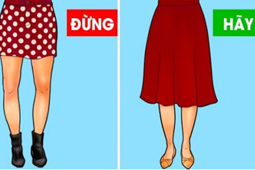 Mẹo chọn trang phục phù hợp theo từng hình dạng chân