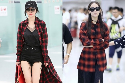 Váy áo nhiều không đếm xuể nhưng sao Hoa ngữ vẫn thích "mặc chung đồ"