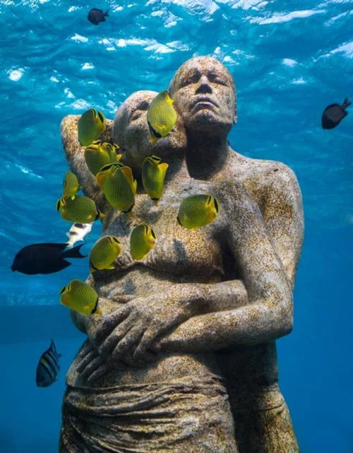 4. Nest Collection của Jason deCaires Taylor, Quần đảo Gili.Ảnh: BrightSide