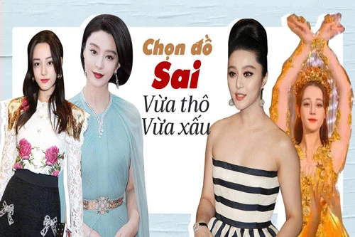 Sự khác biệt lớn khi chọn đồ hợp lý và chọn đồ để lộ nhược điểm cả 2 mỹ nhân Hoa ngữ.