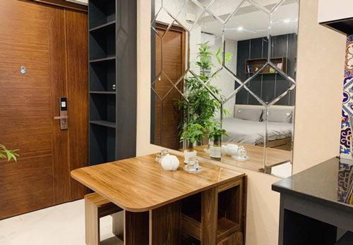 'Hô biến' căn hộ 23 m2 ở Hà Nội thành homestay sang trọng chỉ 60 triệu đồng