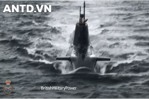 Hải quân Anh hạ thủy siêu tàu ngầm hạt nhân gần 2 tỷ USD