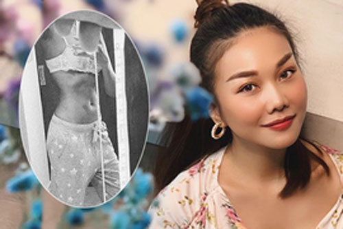 Thanh Hằng khoe vòng eo 53 cm