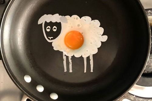 15 ý tưởng tạo hình từ trứng siêu độc đáo