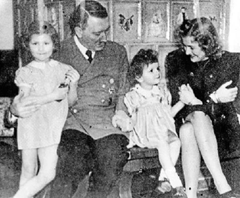 Hitler, Eva Braun và các con.
