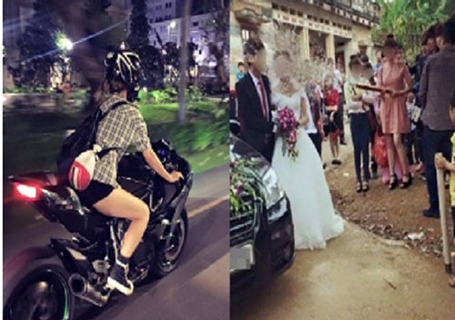 Bạn trai chia tay 1 tháng đã cưới vợ, cô gái mang bụng bầu phóng xe 40 km đến để làm điều này