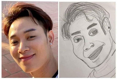 Cái kết "đắng lòng" cho Trúc Nhân khi được fan tặng tranh chân dung mà ai cũng liên tưởng là Lê Dương Bảo Lâm