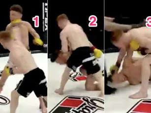 Võ sĩ Anh tung 3 cú đấm ‘trời giáng’ khiến đối thủ ‘sấp mặt’