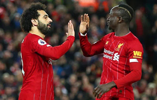  Mohamed Salah và Sadio Mane.