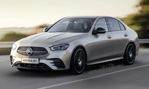 Koaeca đã phác thảo lại diện mạo của C-Class 2021 dựa vào những hình ảnh của mẫu xe chạy thử nghiệm. Ảnh: Motor1.