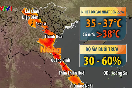 Nắng nóng mở rộng trên cả 3 miền Bắc, Trung, Nam