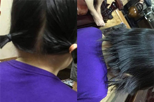 Ông bố trổ tài cắt tóc cho con gái, nhìn thành phẩm mà dân mạng cười "chảy nước mắt"