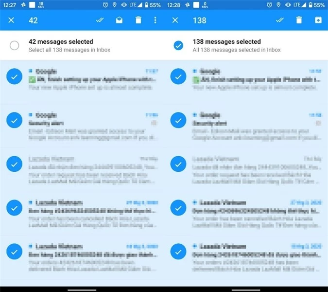 Cách xóa tất cả email Gmail cùng lúc trên Android và iOS