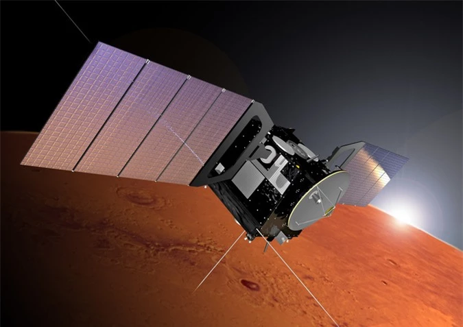 Cận cảnh miệng núi lửa rộng hơn 100 km trên Sao Hỏa  - Ảnh 4.