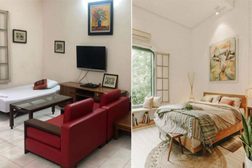 Nhận nhà theo phong cách Pháp cổ, cựu sinh viên mỹ thuật cải tạo thành không gian sống "cực chill"