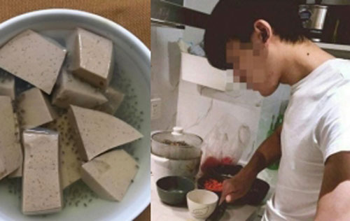 Vào bếp trổ tài nấu chè khúc bạch, thành phẩm của anh chàng khiến ai cũng giật mình