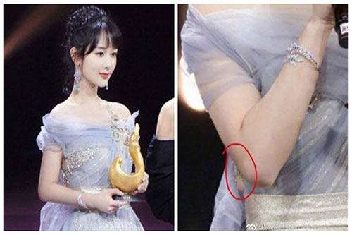 Dương Tử đúng là 'thánh nhọ' của Cbiz: Bị soi rách váy ngay tại sân khấu sự kiện cách đây 3 tháng nhưng không hề nhận ra