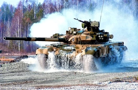 Xe tăng chiến đấu chủ lực T-90A của Quân đội Nga