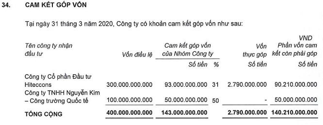 Nguồn: Báo cáo tài chính hợp nhất quý I