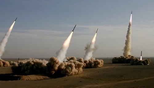 Iran tuyên bố đã tăng tầm bắn cho tên lửa hải quân. Ảnh: Al Masdar News.