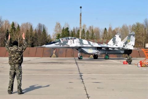 Tiêm kích MiG-29 của Ukraine.