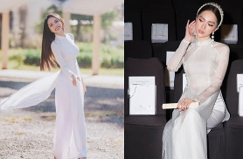 6 lần khoe nhan sắc "xuất thần" trong tà áo dài của hoa hậu Hương Giang