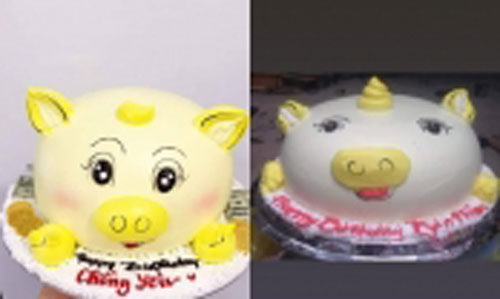 Hí hửng đặt bánh kem hình chú heo xinh xắn, nhưng thứ nhận về mới khiến "khổ chủ" choáng váng