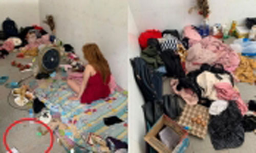 Hotgirl ra ngoài thì "sang chảnh" nhưng để phòng như bãi rác khiến mọi người "nổi da gà"