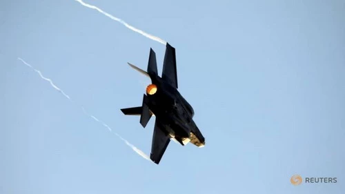 Tiêm kích tàng hình F-35I Adir của Không quân Israel. Ảnh: Reuters.