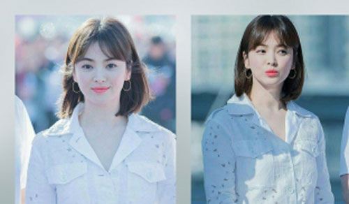 Song Hye Kyo ngày càng trẻ trung và xinh đẹp hơn nhờ kiểu tóc và cách trang điểm này