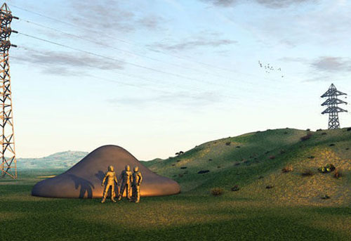 Một gia đình ở Anh nhìn thấy đĩa bay cùng với ba người mặc đồ màu bạc?