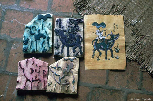 Quay ngược thời gian, về thăm làng tranh Đông Hồ năm 1992