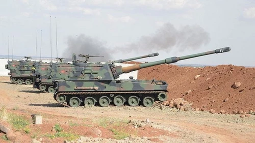 Thổ Nhĩ Kỳ bị cáo buộc đã nã pháo vào Quân đội chính phủ Syria. Ảnh: South Front.