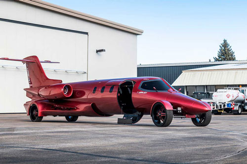 Xe Limousine trong thân xác máy bay với giá hơn 1 triệu USD