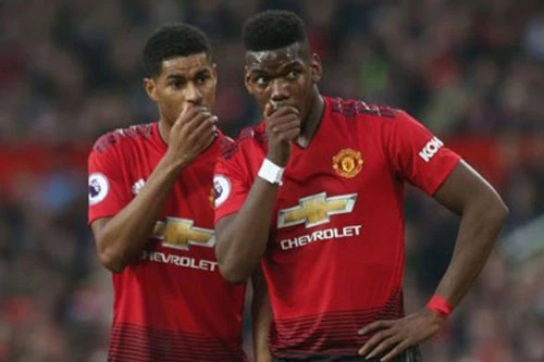 Pogba và Rashford.