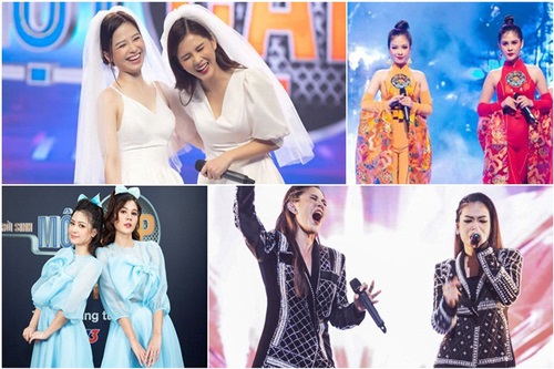 Loạt đồ đôi tuyệt đẹp của Thu Hoài - Dương Hoàng Yến trong "Trời sinh một cặp"