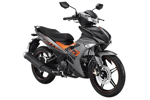 Yamaha Exciter 150 phiên bản RC màu xám đen cam.