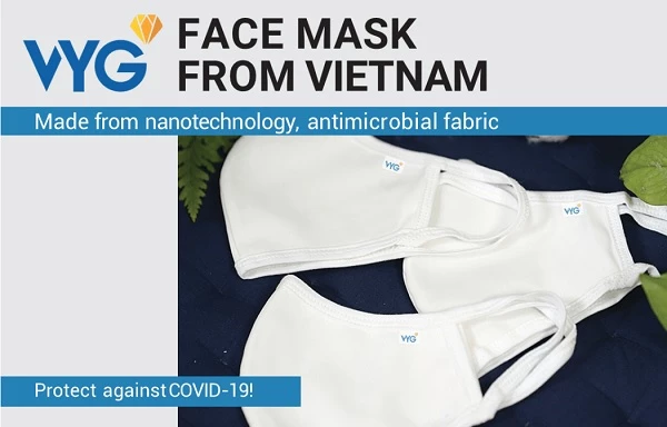 VYG face masks have arrived in Germany and Europe.