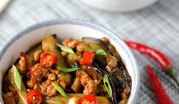 Cách làm cà tím cay Tứ Xuyên kích thích vị giác 