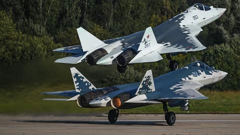 Tiêm kích Su-57 Nga.