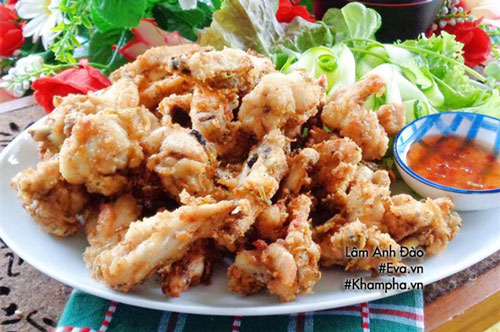 Cánh gà chiên giòn rụm, món ăn chơi đổi vị cuối tuần