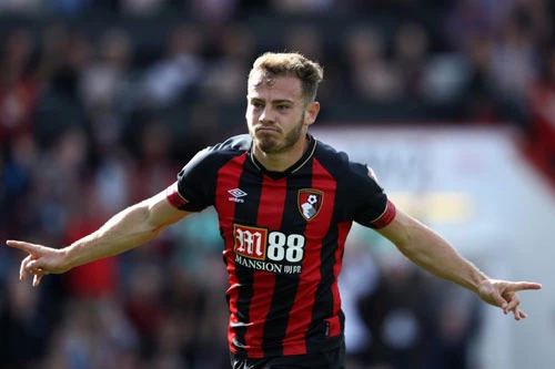 5. Ryan Fraser (Bournemouth - giá trị chuyển nhượng: 17,5 triệu euro).