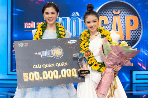 MC Thu Hoài đạt điểm tuyệt đối, lên ngôi Quán quân “Trời sinh một cặp”